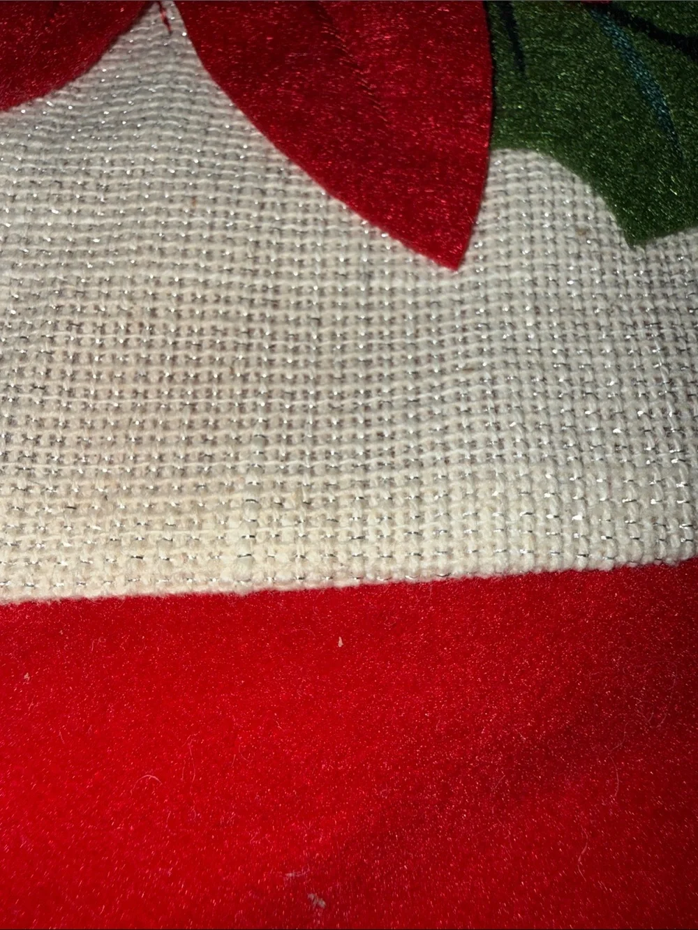 Beautiful Detailed Embroidered Cardinal Holiday Tree Skirt - Christmas Tree